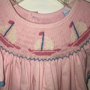 Remember Nguyen Sailboat Smocked Dress